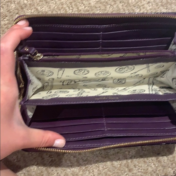 Purple Kate Spade long Wallet - Picture 3 of 3